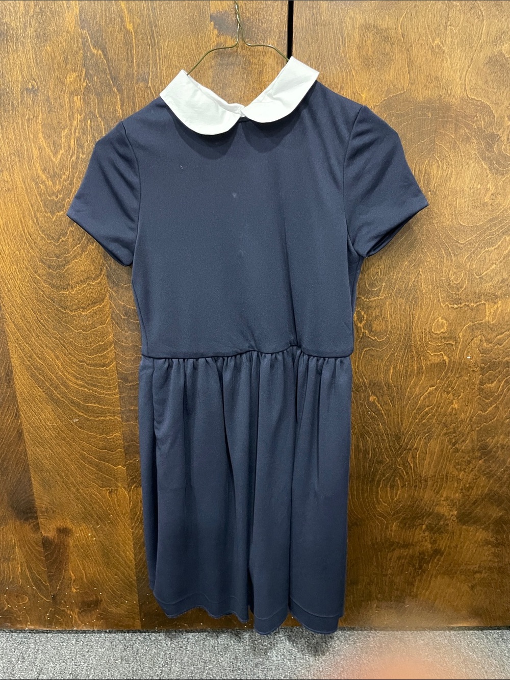 Polo by Ralph Lauren Navy Dress with White Peter Pan Collar